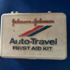 Johnson & Johnson Auto Travel First Aid Kit 1972